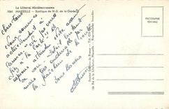 CPM Marseille Basilique de ND de la Garde