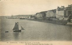 CPA Cancale L'Hotel Dugueselin et les Crolles 