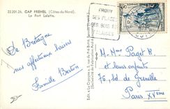 CPA CAP FREHEL(Cote du Nord)le Fort Lalatte