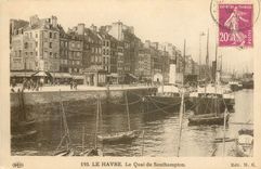 CPA LE HAVRE  Le Quai de Southampton Bateaux