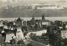 CPM LAUSANNE ET LES ALPES SAVALE