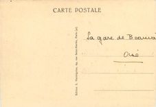 CPA BEAUVAIS-La Gare