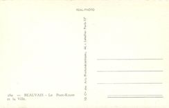 CPM BEAUVAS-Le Pont -Route et la ville