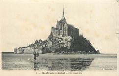 CPA MONT ST MICHEL(Mnche) Reflets du soir