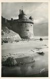 CPA MONT ST MICHEL-(Manche)a maree basse-Promenae autour des remparts