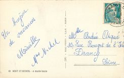 CPA MONT ST MICHELA maree haute