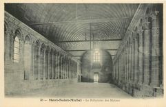 CPA MONT ST MICHEL-Le refectoires des Moines