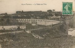 CPA Aix en Provence le Viaduc sur l'arc