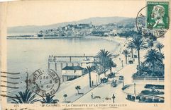 CPA Cannes l croisette et le mont Chevlier LL