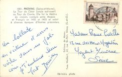 CPM Provins seine et Marne la tour de cesar angle sur ouest ou Tour du omte elle fut le thetre de vi