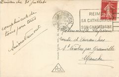 CPA Reims La cthedrale