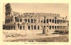 CPA Rome Le Colisee Vue Exterieure 