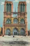 CPA Paris Notre Dame La Facade 
