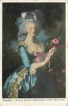 CPA Versailles Portrait de Marie Antoinette 