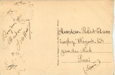 CPA Menton La Vieille ville Bateau