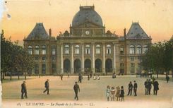 CPA Le Havre La Facade de la Bourse 