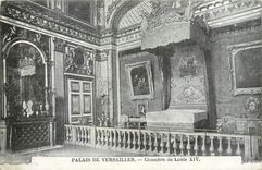 CPA Palais de Versailles Chambre de Louis XIV 