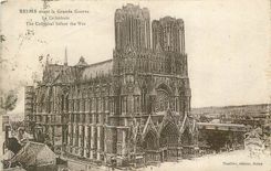CPA Reims avant la Grande Guerre La Cathedrale 
