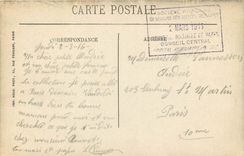 CPA Palais de Versailles Chambre de Louis XIV 