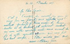 CPA Bonne Annee et Bon Souvenir Militaria