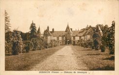 CPA Perreux Yonne Chateau de Montigny 
