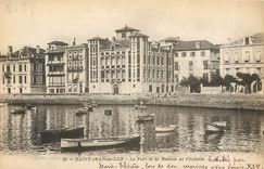 CPA Saint Jean de Luz Le Port et la Maison de l'Infante 