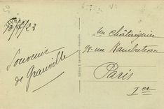 CPA Granville Le Boulevard de Vaufleury