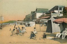 CPA Cabourg La Plage le Casino et le Grand Hotel 