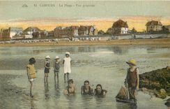CPA Cabourg La Plage Vue generale 