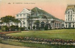 CPA Cabourg Jardin et Casino 