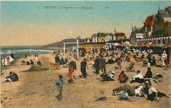 CPA Cabourg La Plage Vue vers Houlgate 