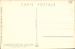 Illustrateur Bateau Boat CPA large the pavoi was hoists for the feastday Brick Haffner