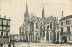 CPA Nancy Basilique Saint Epvre et Place des Dames 
