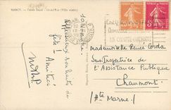 CPA Nancy Palais Ducal Grand Rue Ville Vieille 