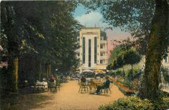 CPA Bains les Bains Terrasse jardin du Grand Hotel 