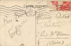 CPA Le Havre Jardin de l'Hotel de Ville et Rue de Paris 