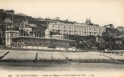 CPA Le Nice Havrais Palais des Regates et Notre Dame des Flots 