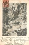 CPA Constantine Gorges du Rhumel Les cascades