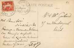 CPA Reims la cathedrale