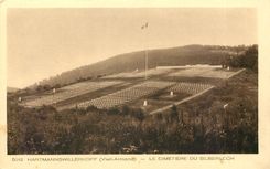 CPA Hartmannswillerkoff vieil Armand Le cimetiere du Silberlcoh