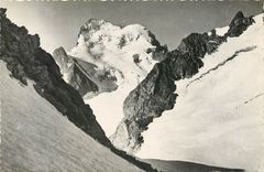CPA La Barre des Ecrins 4100m  vue de l'Arete nord de Neiges Cordier