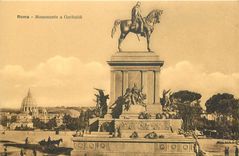 CPA Roma Monnumento a garibaldi
