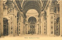 CPA Roma Basilica di S pietrp