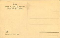 CPA Roma Abbazia delle tre fontane Veduta delle tre Fontane