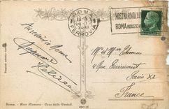 CPA Roma Toro Rmano Casa delle Vesali