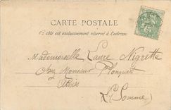 CPA Versailles Statue de Watteau