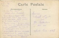 CPA Bombardement de Reims par les Allemands Rue Ceres