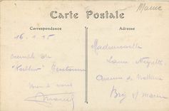 CPA Bombardement de Reims par les Allemand rue du Cardinal de Lorraine