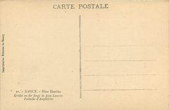 CPA Nancy Plce Stanslas Grilles en fer forge de jean Lamour Fontaine d'Amphitrite