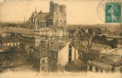 CPA Reims Panorma pris de St Jacques